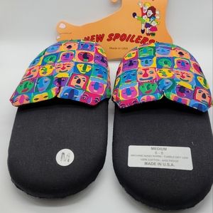 NWT slippers - New Spoilers sz M 6-8